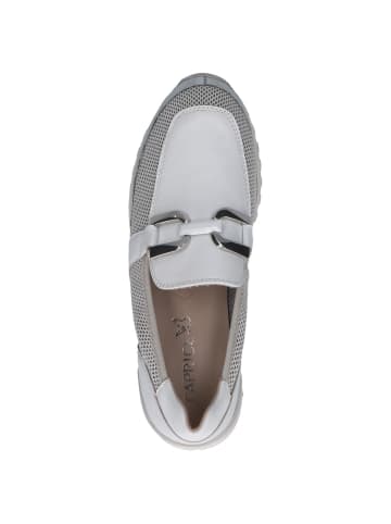 Caprice Sneaker in WHITE/SILVER