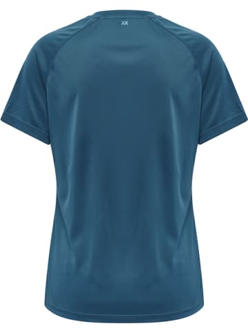 Hummel Hummel T-Shirt Hmlcore Multisport Damen Feuchtigkeitsabsorbierenden in BLUE CORAL