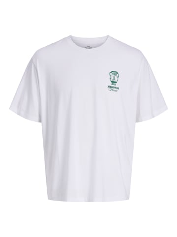 JACK & JONES Junior T-Shirt Kurzarm Jorvacation Bio-Baumwolle in bright white portugal