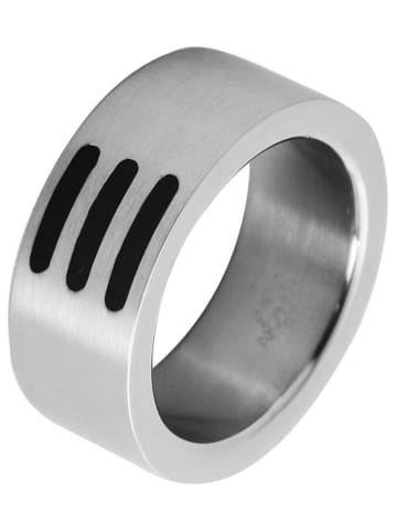 Adeliás Herren Ring aus Edelstahl in silber