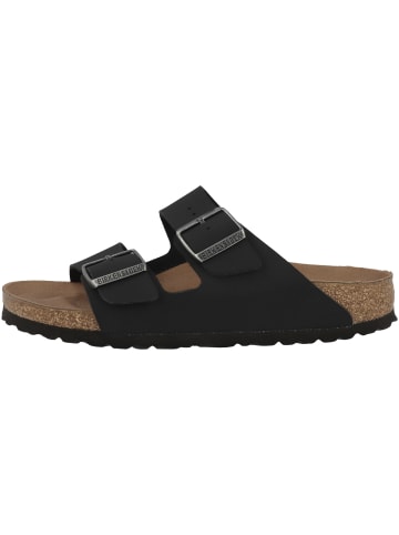 Birkenstock Sandale Arizona Birko-Flor Nubuk schmal in schwarz