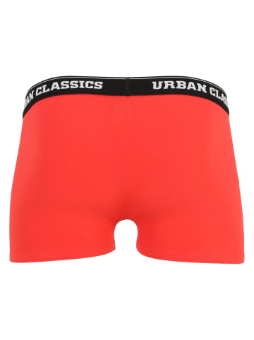 Urban Classics Boxershorts in nicolaus aop+treegreen+popred