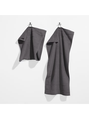 Erwin Müller Frottier Seiftuch 2er-Pack Karlsruhe in anthrazit