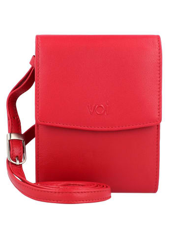 VLD VOi Leather Design Soft Adalie Umhängetasche Leder 10 cm in rot