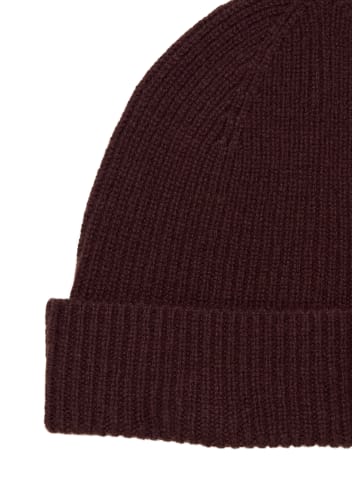 Marc O'Polo DENIM Strickmütze in Espresso Brown