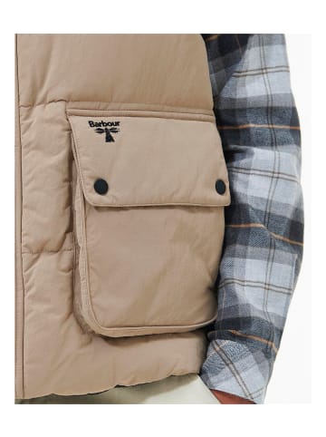 Barbour Glacial Weste in BE31-Braun/Beige
