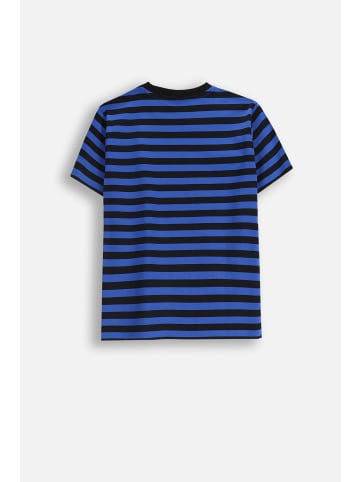 MOKIDA T-shirt aus Baumwolle mit kurzem Ärmel in blau