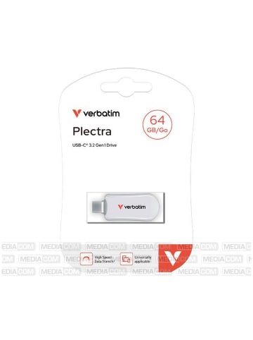 Verbatim Verbatim Plectra USB-Stick 64GB Weiss
