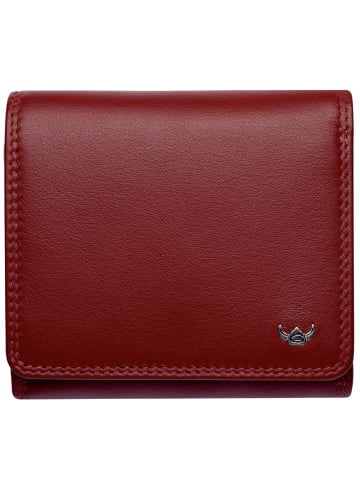 Golden Head Polo Geldbörse RFID Schutz Leder 10 cm in rot