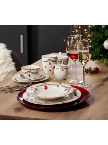 Ritzenhoff & Breker 4er Set Kuchengabel-Set Holly 14,2 cm in silber