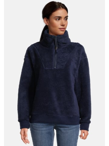 Salzhaut Fleecepullover RAMMDÖSIG in Navy