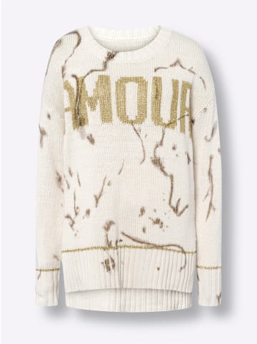 Heine Pullover in sand-gemustert