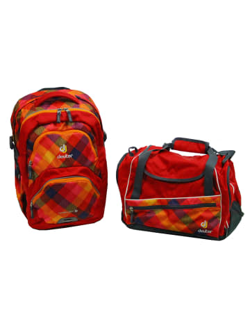Deuter Schulrucksack-Set Ypsilon berry crosscheck in rot