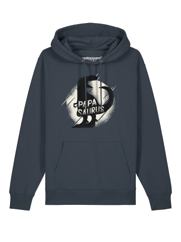 wat? Apparel Sweatshirt Papasaurus in India Ink Grey