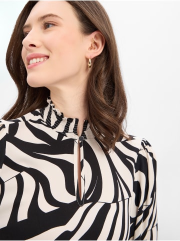 More & More Kleid in beige schwarz - 0001