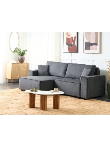 Beliani Ecksofa KARILA in Grau - (W) 250 x (H) 85 x (L) 150 cm rechtsseitig