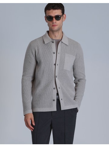 Lufian Strickjacke Solid in MINK