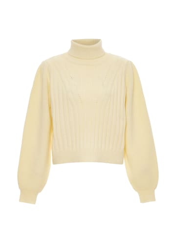 Blonda Rollkragenpullover in WOLLWEISS