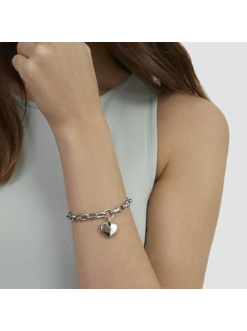 s.Oliver Armband Chunky Heart in silber
