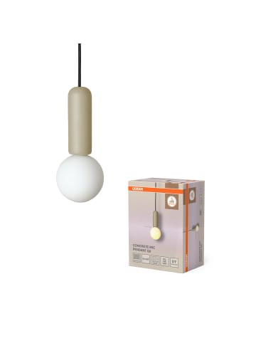 Osram Decor Concrete Mic Pendelleuchte G9 100mm Beige Beton