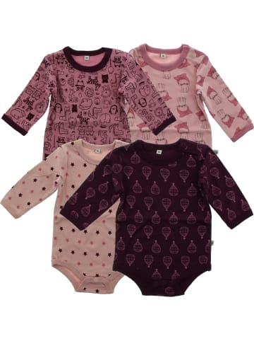 Pippi Babywear Kinder Langarmbody in Multicolor