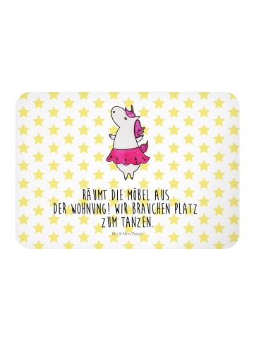 Mr. & Mrs. Panda Magnet Einhorn Ballerina mit Spruch in Weiß