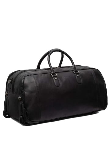 The Chesterfield Brand Jayven - Rollenreisetasche Leder 60 cm (black) in schwarz