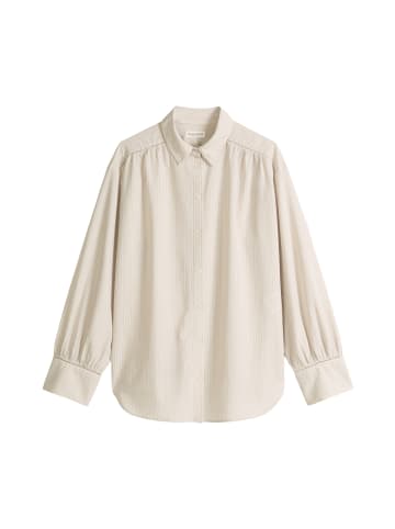 Marc O'Polo Streifen-Bluse relaxed in Offwhite