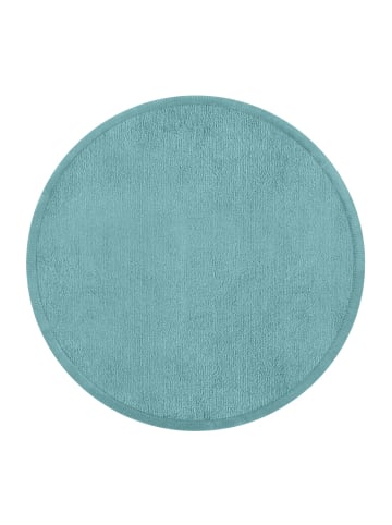 KADIMA DESIGN Hochflor Teppich waschmaschinenwaschbar Unifarben Schlafzimmer in Blau