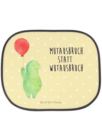 Mr. & Mrs. Panda autofenster sonnenschutz Schildkröte Luftballon... in Gelb Pastell