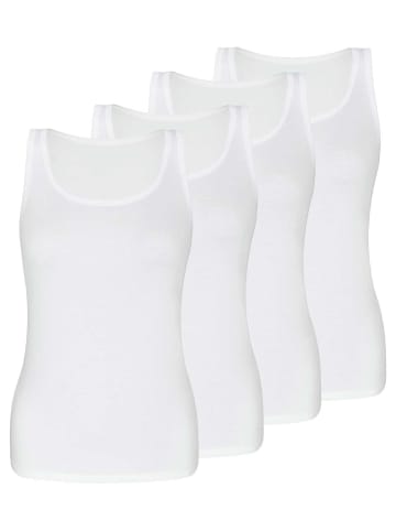 Sassa 4er Sparpack Top in white white