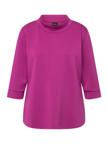 Ulla Popken Sweatshirt in dunkler flieder