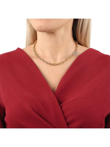 Noelani Kette mit Anhänger Edelstahl, IP Gold in Gold