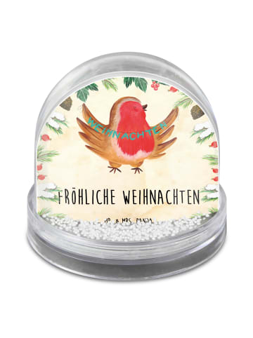 Mr. & Mrs. Panda Dekokugel Rotkehlchen Weihnachten mit Spruch in Naturpapier