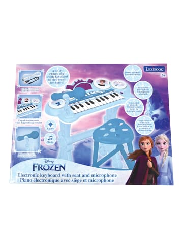 Lexibook Frozen Keyboard mit Sitz & Mikrofon – 24 Leuchttasten