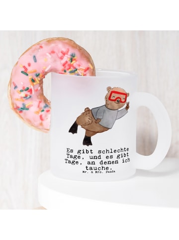 Mr. & Mrs. Panda Kaffeebecher Bär Tauchen mit Spruch in Transparent