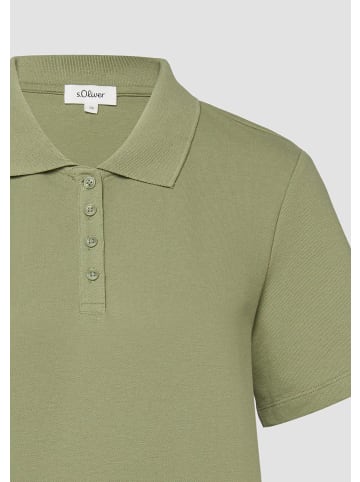 s.Oliver Polo-Shirt in 7900_olivgrün