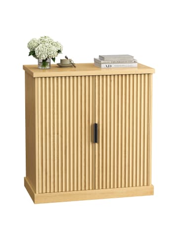 VASAGLE 2er-Set: Sideboard Maxe in Beige - (B)40 x (H)80 x (T)76 cm