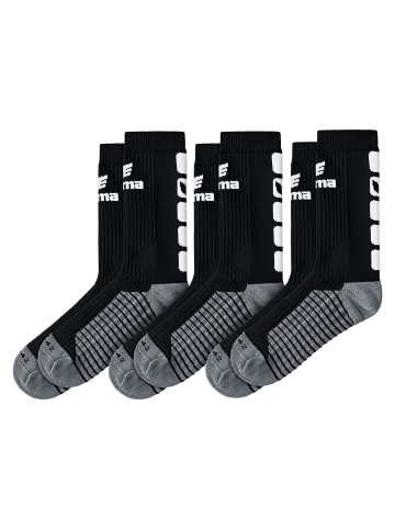 erima Classic 5-C 3-Pack Socken in schwarz/weiss