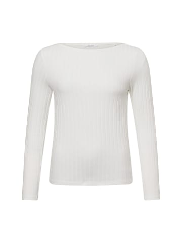 OPUS Langarmshirt Sovke in weiß