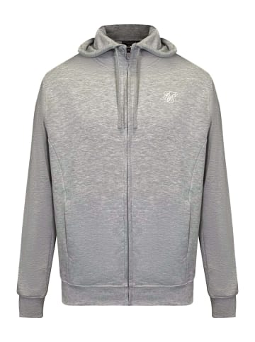 SikSilk Sweatjacke Essentials Full Zip in Grey Marl