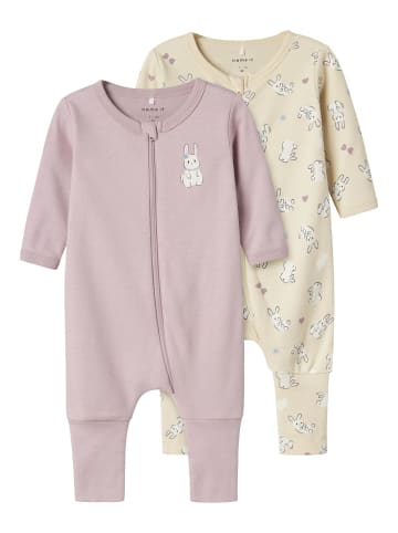 name it 2er-Pack Schlafanzug in Summer Sand