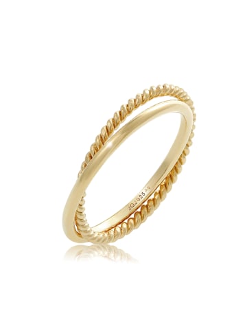 Elli Ring 925 Sterling Silber in Gold