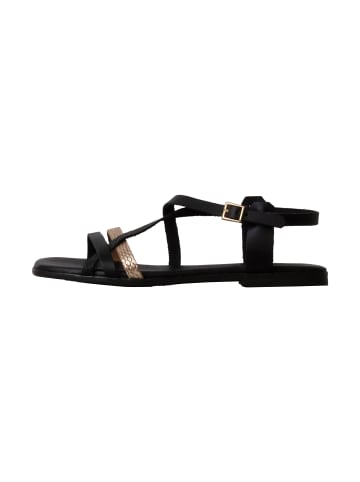 Oh! my Sandals Flache Sandalen aus Leder Schwarz
