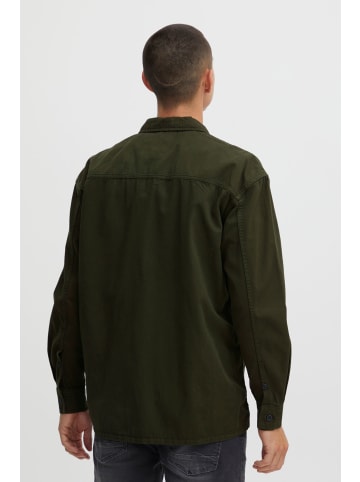 BLEND Langarmhemd Shirt 20714334 20714334  Hemd mit zwei Brusttaschen in oliv