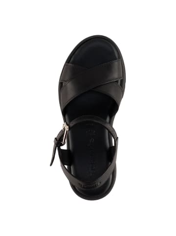 Tamaris Sandalette in BLACK LEATHER