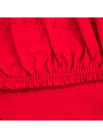 Traumschloss Exclusiv Edel-Jersey Spannbettlaken in rubin