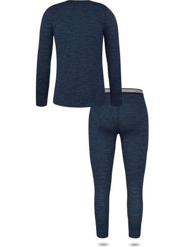 Normani Outdoor Sports Damen Merino Unterwäsche-Set Mandurah/Perth in Navy