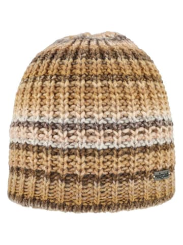 Strickmütze in beige