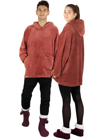 normani Oversize Unisex Sweatshirt in Burgund